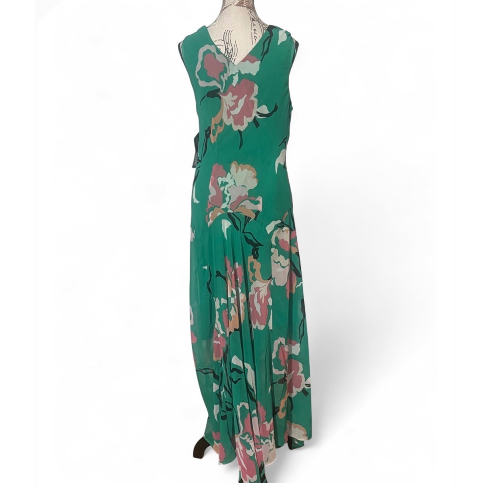 Women's Robbie Bee Drape Neck Midi Dress Size 16 NWT - Picture 5 of 11